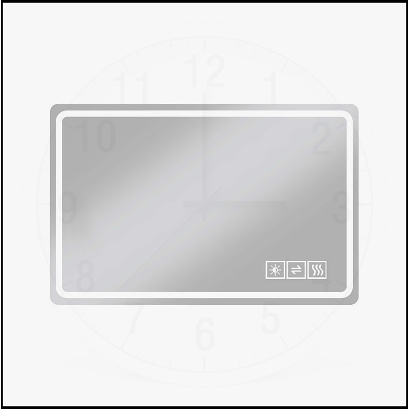 Miroir de salle de bain 40 * 24 "à DEL avec miroirs de salle de bain