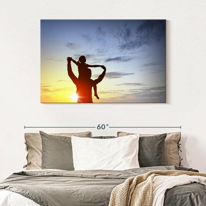 Lelend Father And Daughter Bonding, 32" H x 48" W