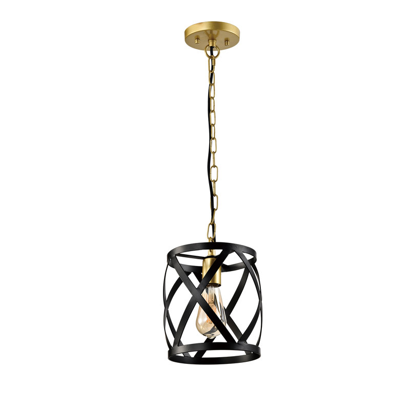 Luminaire suspendu cylindrique à 1 lumière Balfe