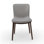 Annie Upholstered Dining Chair with Wooden Legs