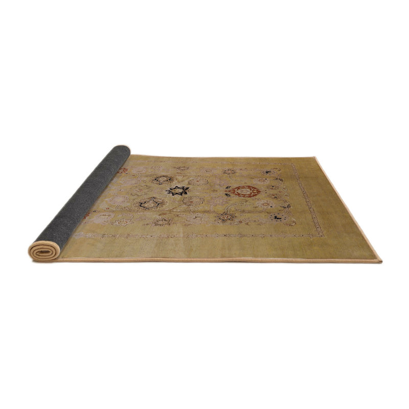 Tapis oriental brun / rose, Rond 6 pi