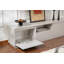 Modern TV Stand, 100% Melamine Coated Particle Board, Marble Design, Durable & Functional for Living Room & Entertainment Spaces-105489365
