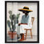 «Cactus Keeper I Shadowbox Print», art côtier moderne par Art Remedy, cadre noir, 30 x 36-1324129546-1324129549