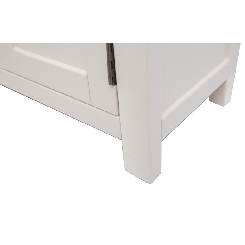 Natividad 120cm Sideboard, Off White/Antique Brass
