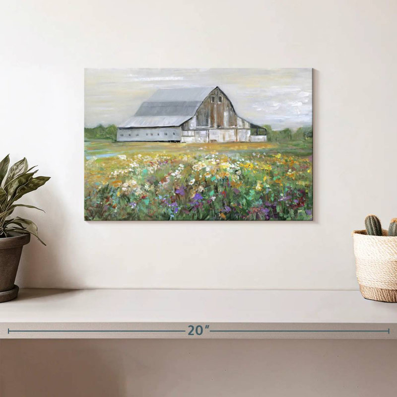 Country Fields, 8" H x 12" W