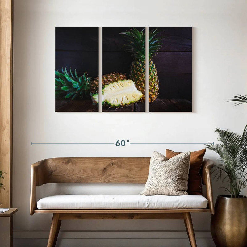 Yarlin Delicious Pineapple, 28" H x 45" W