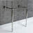 Kingston Brass Edwardian Brass Console Sink Legs-65797176