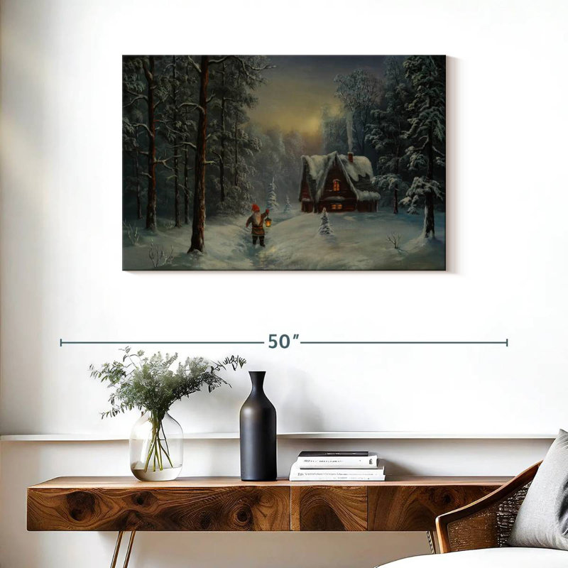 Lilie Wandering Christmas Elf, 24" H x 36" W