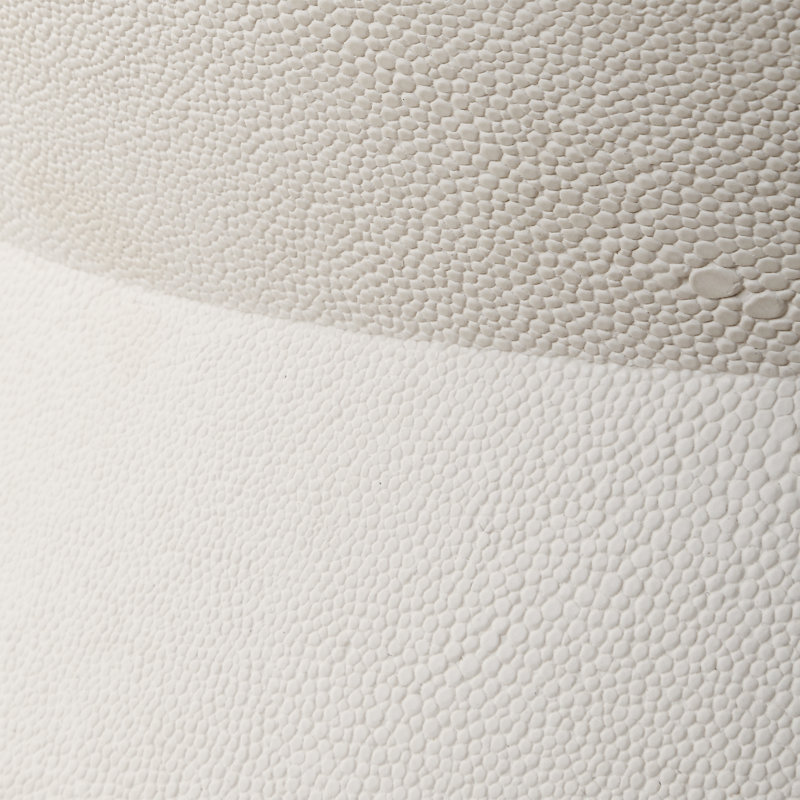 Everly Quinn Gamalier White Shagreen Round Box