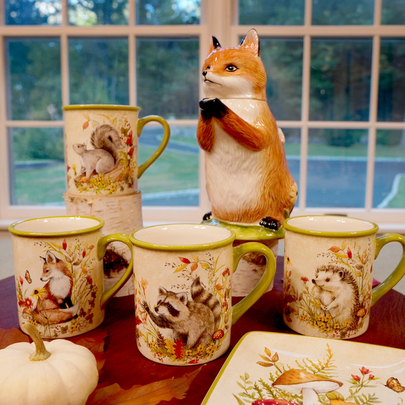 Ensemble de 4 tasses Woodland