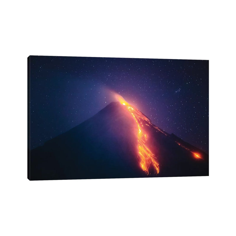 Volcanic Eruption I by Matteo Colombo - Wrapped Canvas Print, 66.04 cm H x 45.72 cm W x 1.91 cm D