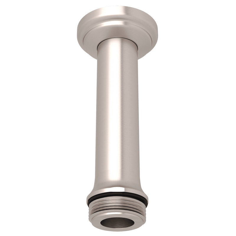 4" Ceiling Mount Shower Arm, Satin Nickel