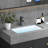 Gethers 39 Inch Floating Bathroom Vanity with Sink Black Cabinet and Sintered Stone Top-1441923067-1441923065
