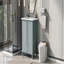 Ensemble de meuble-lavabo 30 po avec lavabo, armoire de salle de bain multifonctionnelle avec portes et tiroir, cadre solide et panneau de fibres à densité moyenne, vert-205387542
