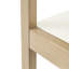 Unité de rangement d'inspiration Mid-Century - structure en bois massif, cadre blanc à 5 tablettes-126088689