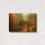Tableau mural en métal doré « Fall Cottage » de Luxe, 61 x 41 cm-1349610206
