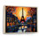 Coucher de soleil jaune et rouge sur Paris - Art mural de la ville de Paris