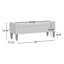 Banc de rangement rembourré 52 po avec accoudoirs tronqués-1209312714