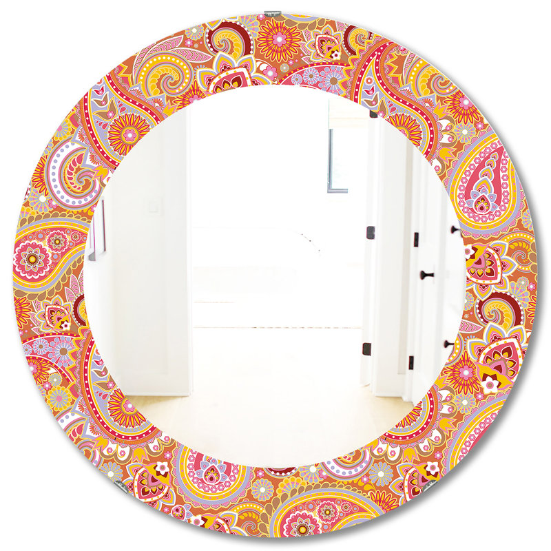Paisley 2 - Miroir Mid-Century, H 31,5 po x l po