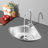 Stainless Steel  Triangle Bathroom Sink