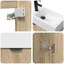 Single Bathroom Vanity with Ceramic Basin-704934678-704934679