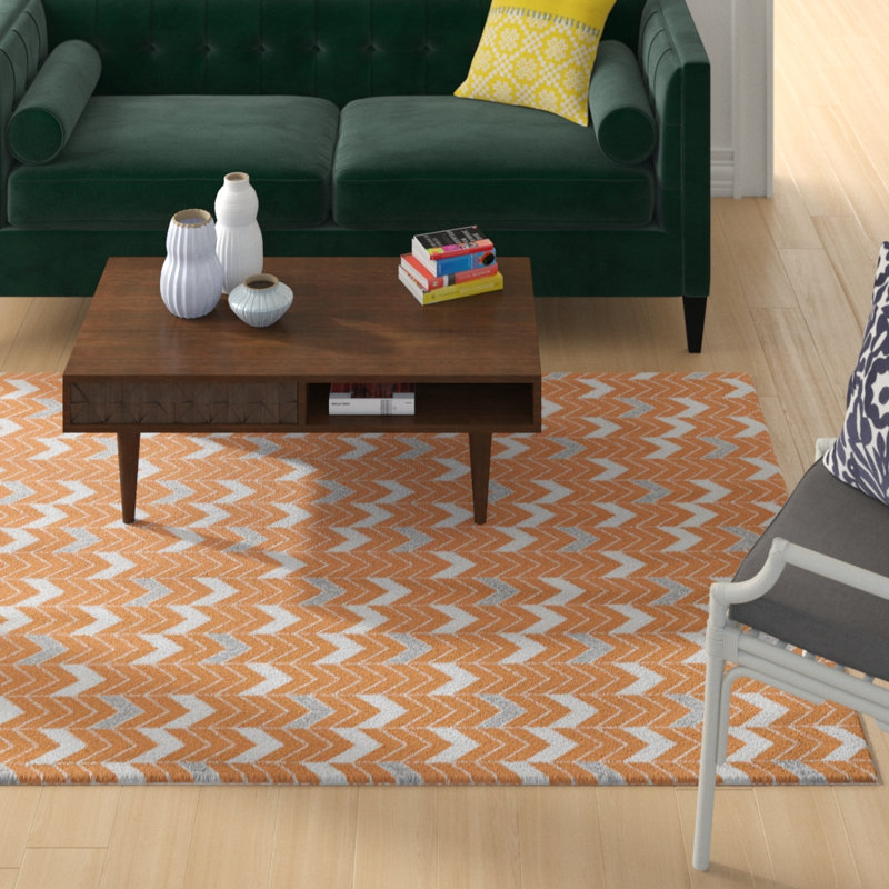 Stephenie Chevron Indoor Rug, Rectangle 5' x 7'