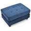 Repose-pieds élégant bleu marine contemporain-355734024