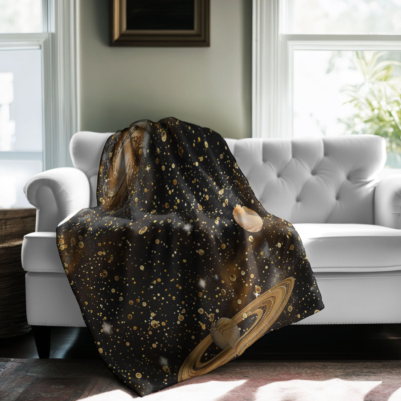 Galactic Universe Wonders - 1 pièce Sherpa Premium, Lit simple