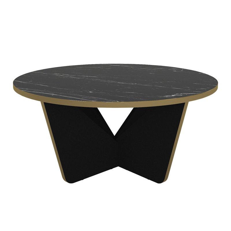 Coffee Table, Black Marble