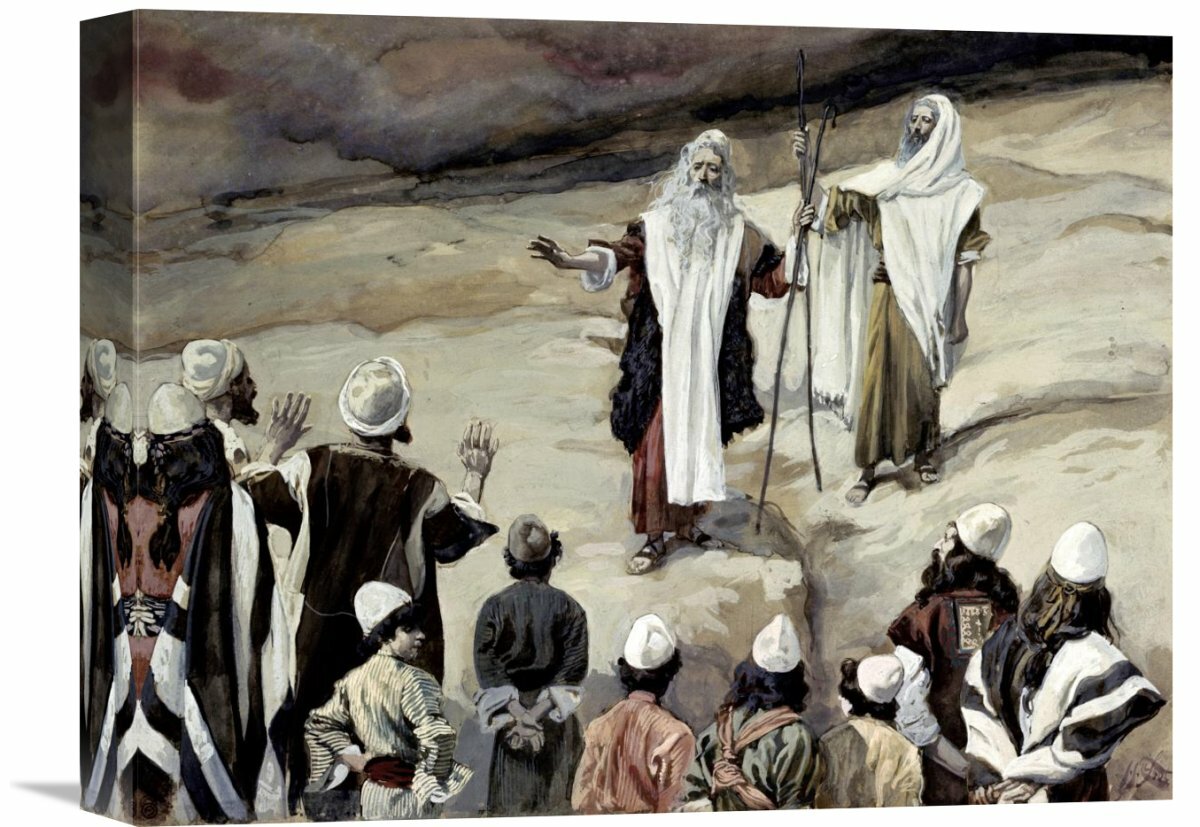 Global Gallery Moses Forbids The People To Follow Him On Canvas by