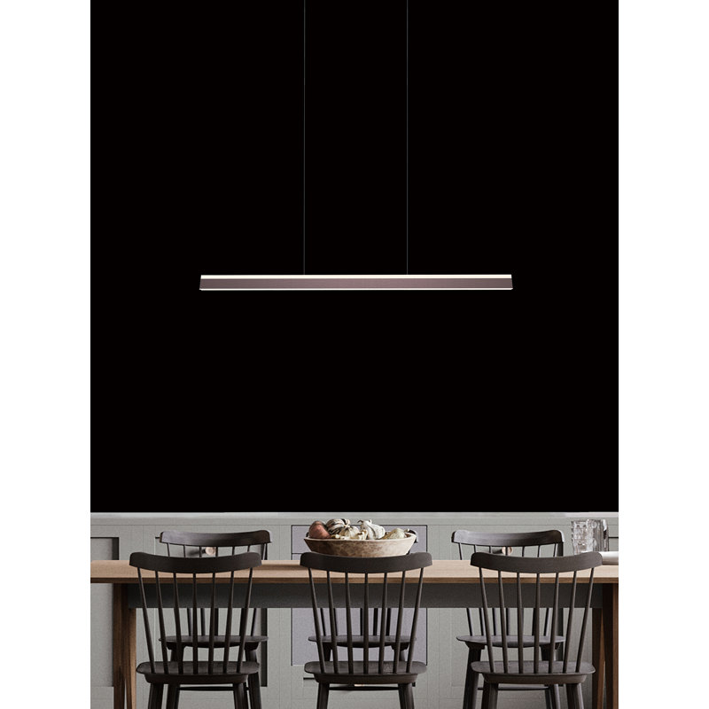 Elliena 1 - Light Bronze LED Kitchen Island Pendant