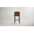 Maven Lane Gia Kitchen Stool with Canvas Fabric Upholstery-111462699-111462702