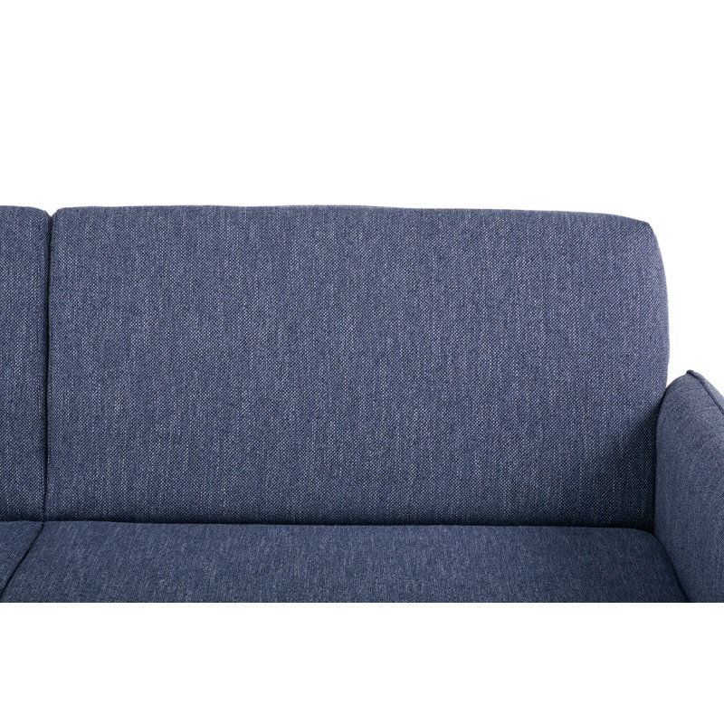Resten Fabric Click-Clark 3-Seater Sofa Bed, Navy