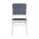 Parc Aluminum Outdoor Stacking Dining Side Chair with Cushion