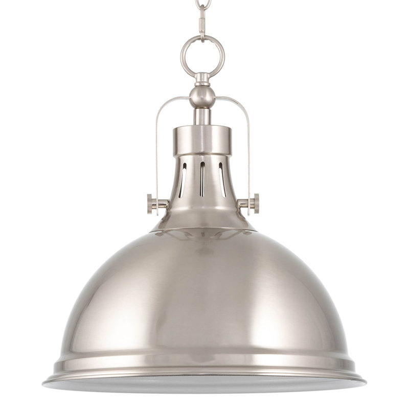 Felio 1 - Light Shaded Pendant, Brushed Nickel