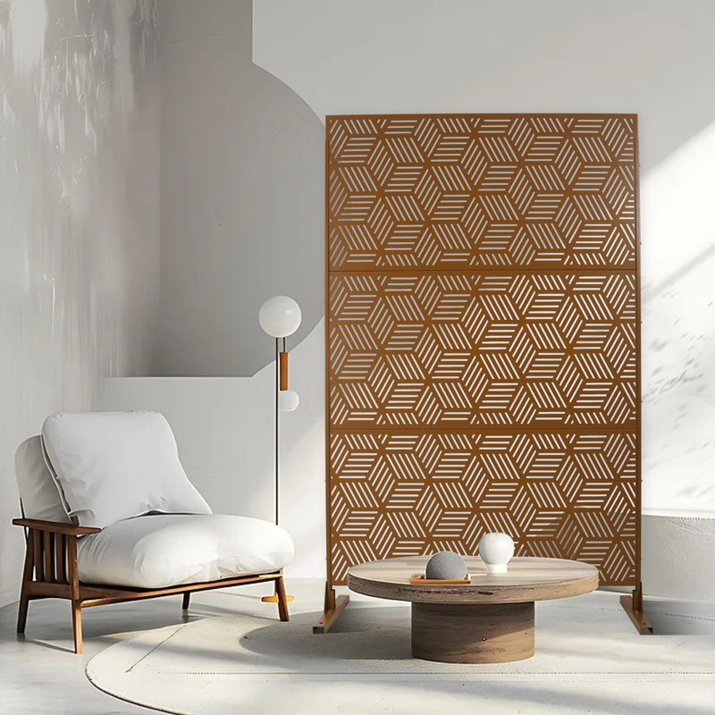 Écran d'intimité pour l'extérieur et l'intérieur, Brun