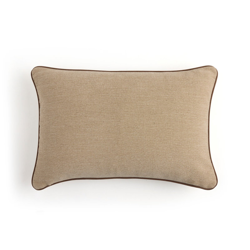 Vienna Lumbar Throw Pillow, Rectangle 16"H x 24"W, Laughlin Natural