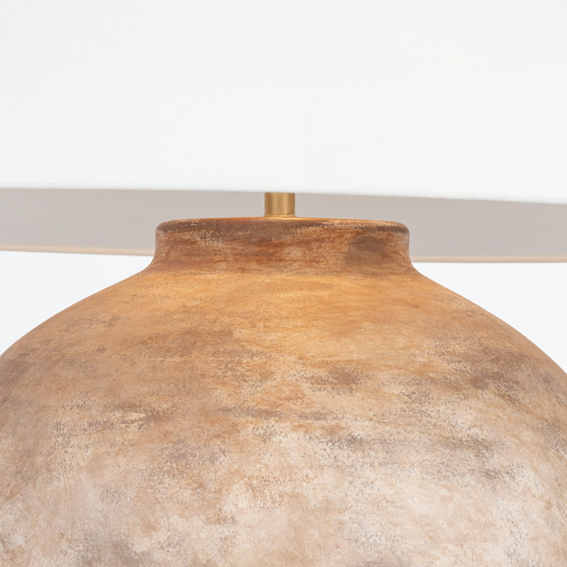 Fischer Table Lamp, Rustic Terracotta