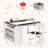 Aava Kids Art Table and 2 Chairs with Storage Bins,Toddler Activity Table