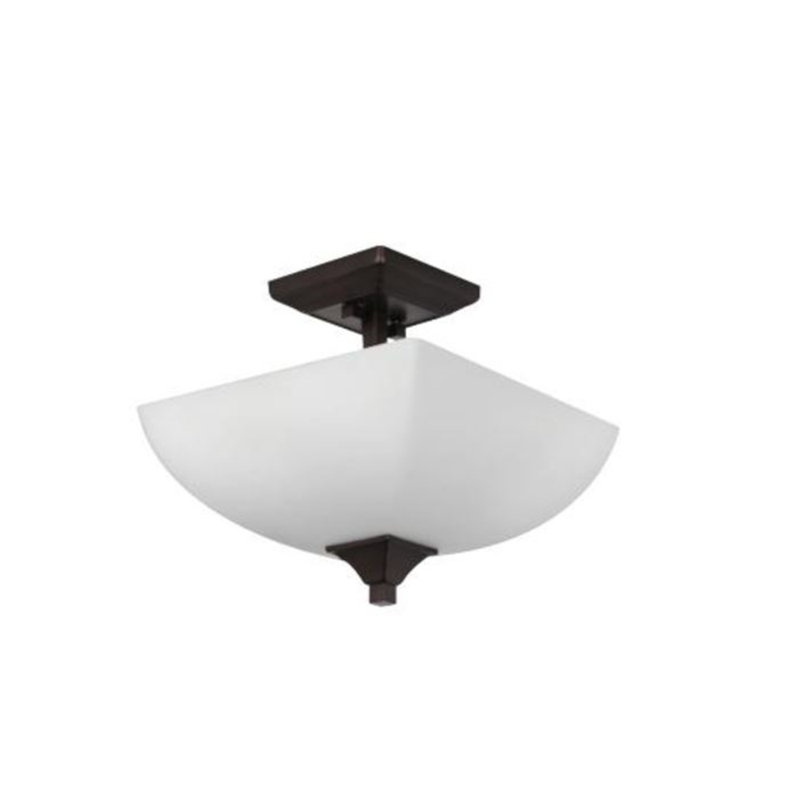 Glass Semi Flush Mount