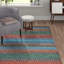 Saffron Geometric Cotton Hand Woven Area Rug-22899200