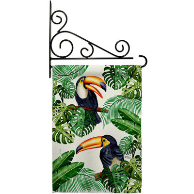 Double Sided 18.5'' H x 13'' W Polyester Animal Flag Set
