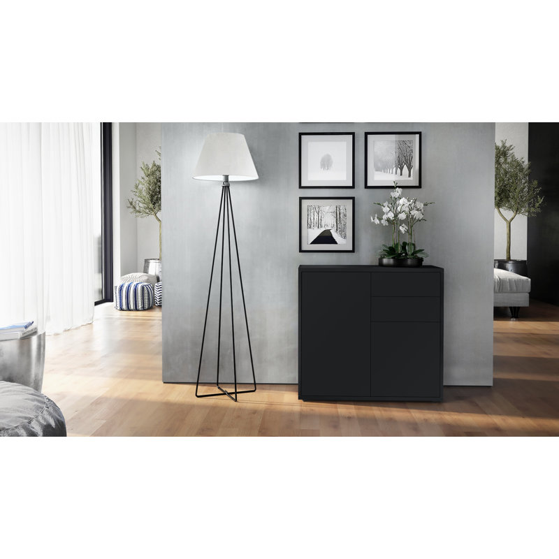 Sideboard Mcdevitt, Black (Matt)