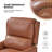 Neliyah 28.75" Wide Genuine Leather Recliner-105914589