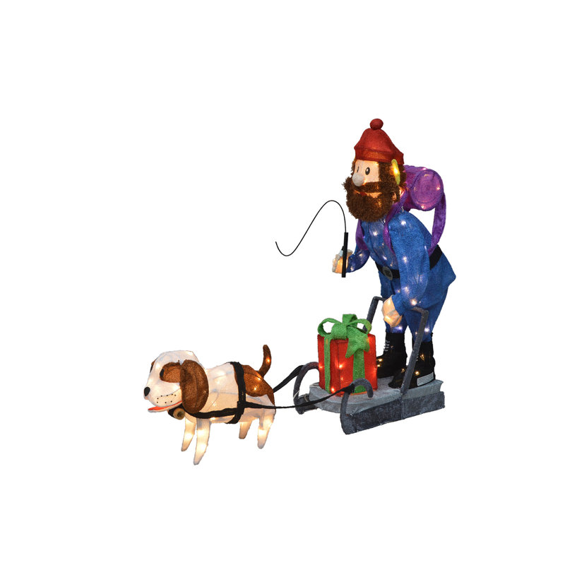 Éclairage Yukon et chien