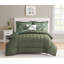 Ensemble d'édredon en microfibre vert forêt ALEX + BELLA-91758193
