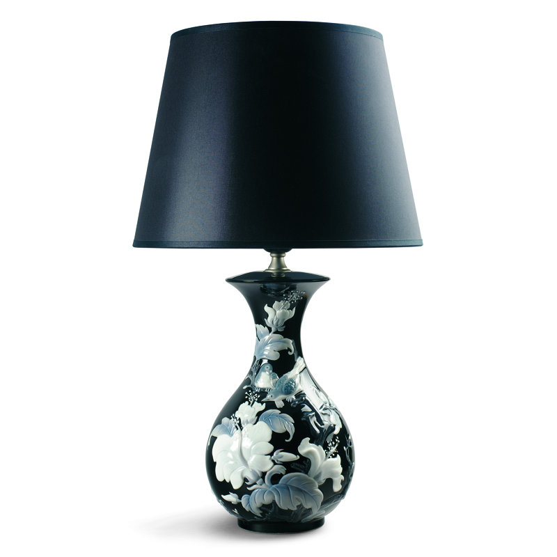 Sparrows 20" Table Lamp, Black, Black