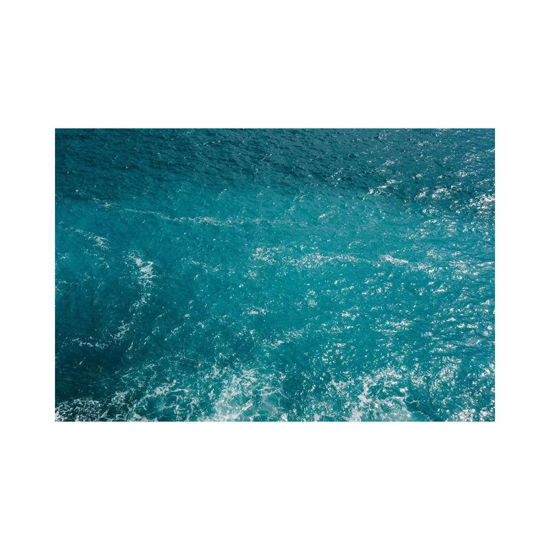 Amalfi Coast Water II 1 Piece Wall Art on Canvas, 30.48cm H x 45.72cm W x 1.91cm D, Wrapped Canvas