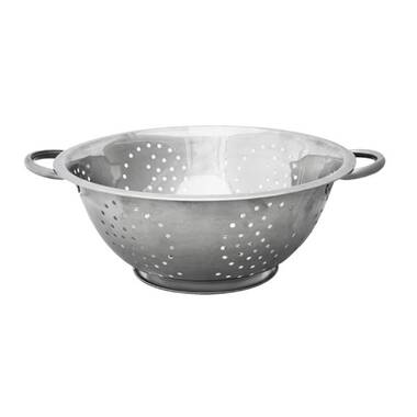 Oggi Prep Perforated Pro Stainless Steel Colander (9 Dia, 2.5 Qt)