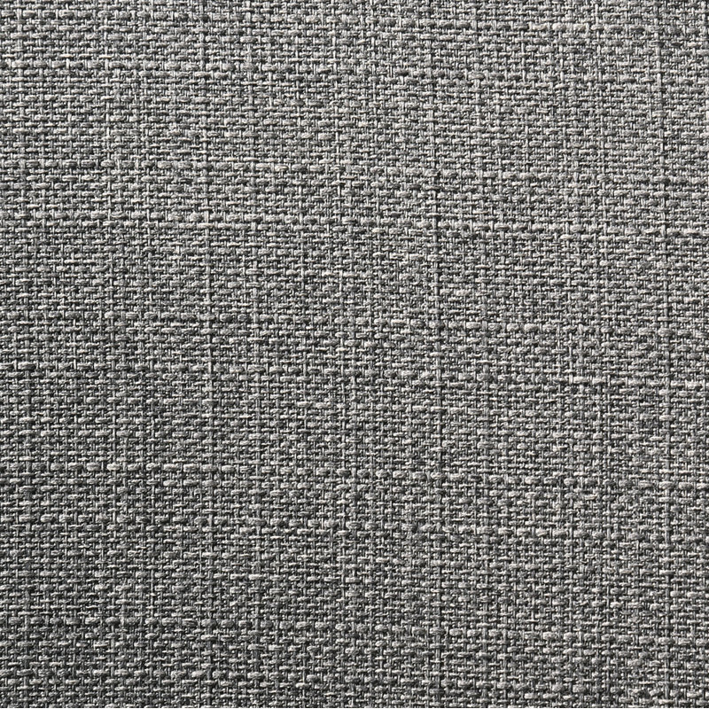 Chaises de salle à manger 2 pièces avec structure en bois franc robuste et revêtement moelleux, Gris, Noir